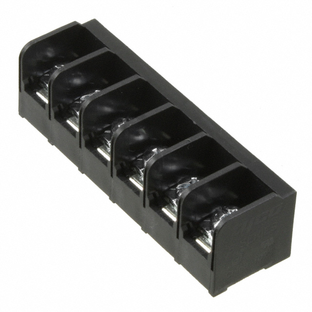 CONN BARRIER STRIP 6CIRC 0.438"