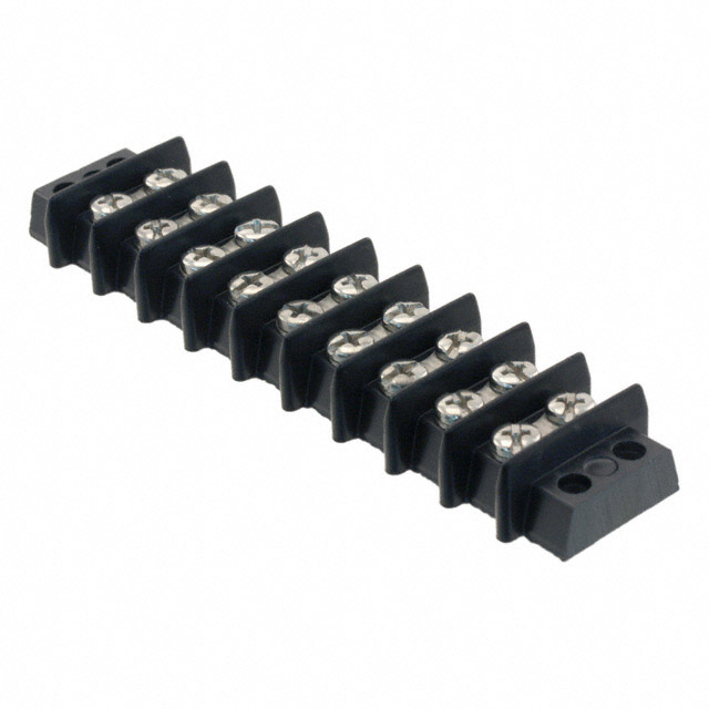 CONN BARRIER STRIP 9CIRC 0.438"