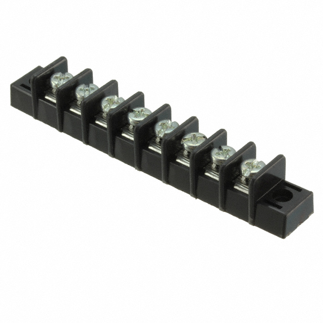 CONN BARRIER STRIP 8CIRC 0.325"