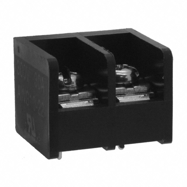 CONN BARRIER STRIP 2CIRC 0.433"