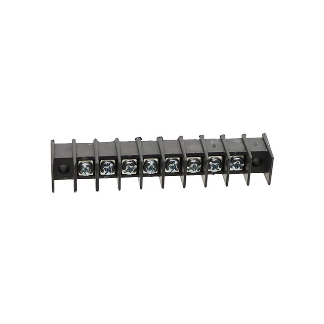CONN BARRIER STRIP 8CIRC 0.375"