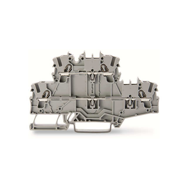 DOUBLE-DECK TERMINAL BLOCK; THRO
