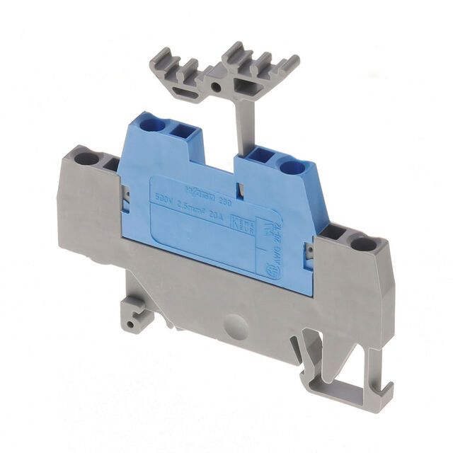 DOUBLE-DECK TERMINAL BLOCK; THRO