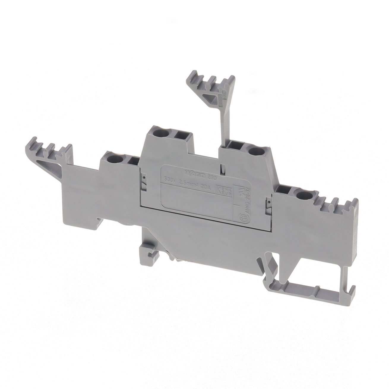 DOUBLE-DECK TERMINAL BLOCK; THRO