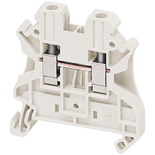 SCREW TERMINAL, 2PTS, 4MM WHITE