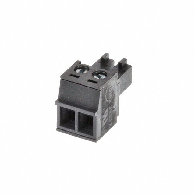 TERM BLOCK PLUG 2POS 3.81MM