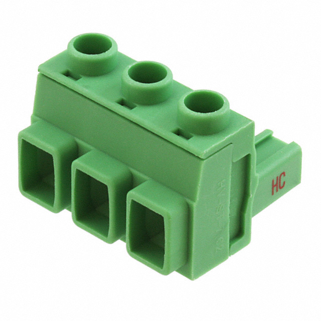 TERM BLOCK PLUG 3POS 7.62MM