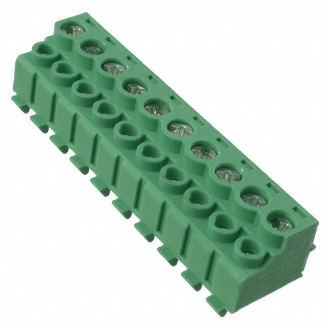 TERM BLOCK PLUG 10POS 5MM