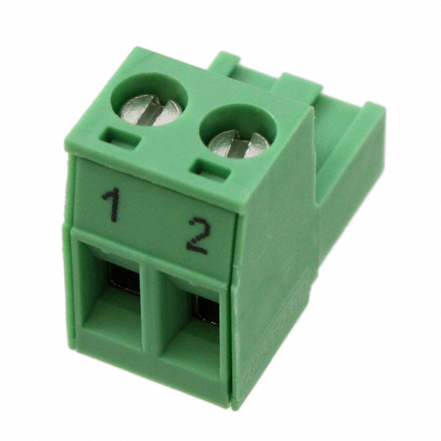 TERM BLOCK PLUG 2POS 5.08MM
