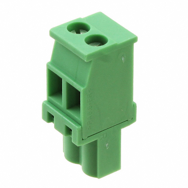 TERM BLOCK PLUG 2POS 5.08MM