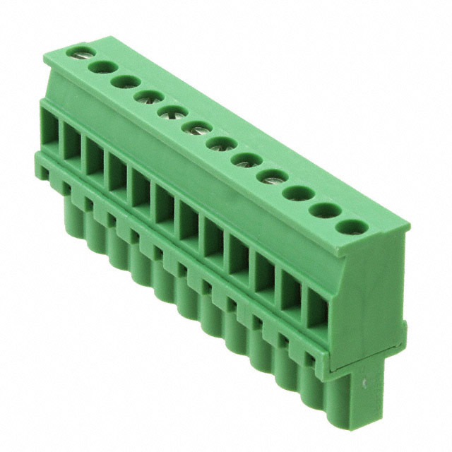 TERM BLOCK PLUG 12POS 5.08MM