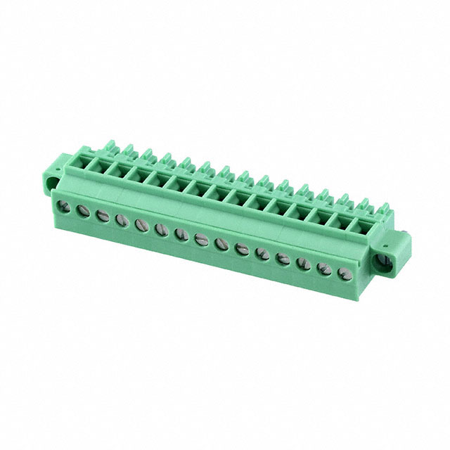 TERM BLOCK PLUG 15POS 3.81MM