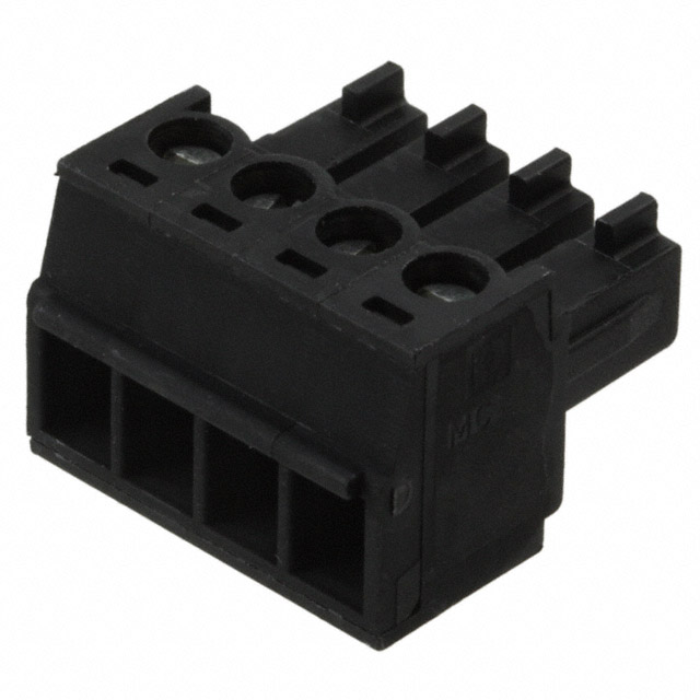 TERM BLOCK PLUG 4POS 3.81MM