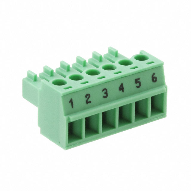 TERM BLOCK PLUG 6POS 3.81MM