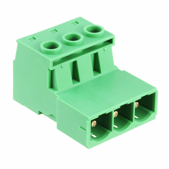 TERM BLOCK PLUG 3POS 10.16MM