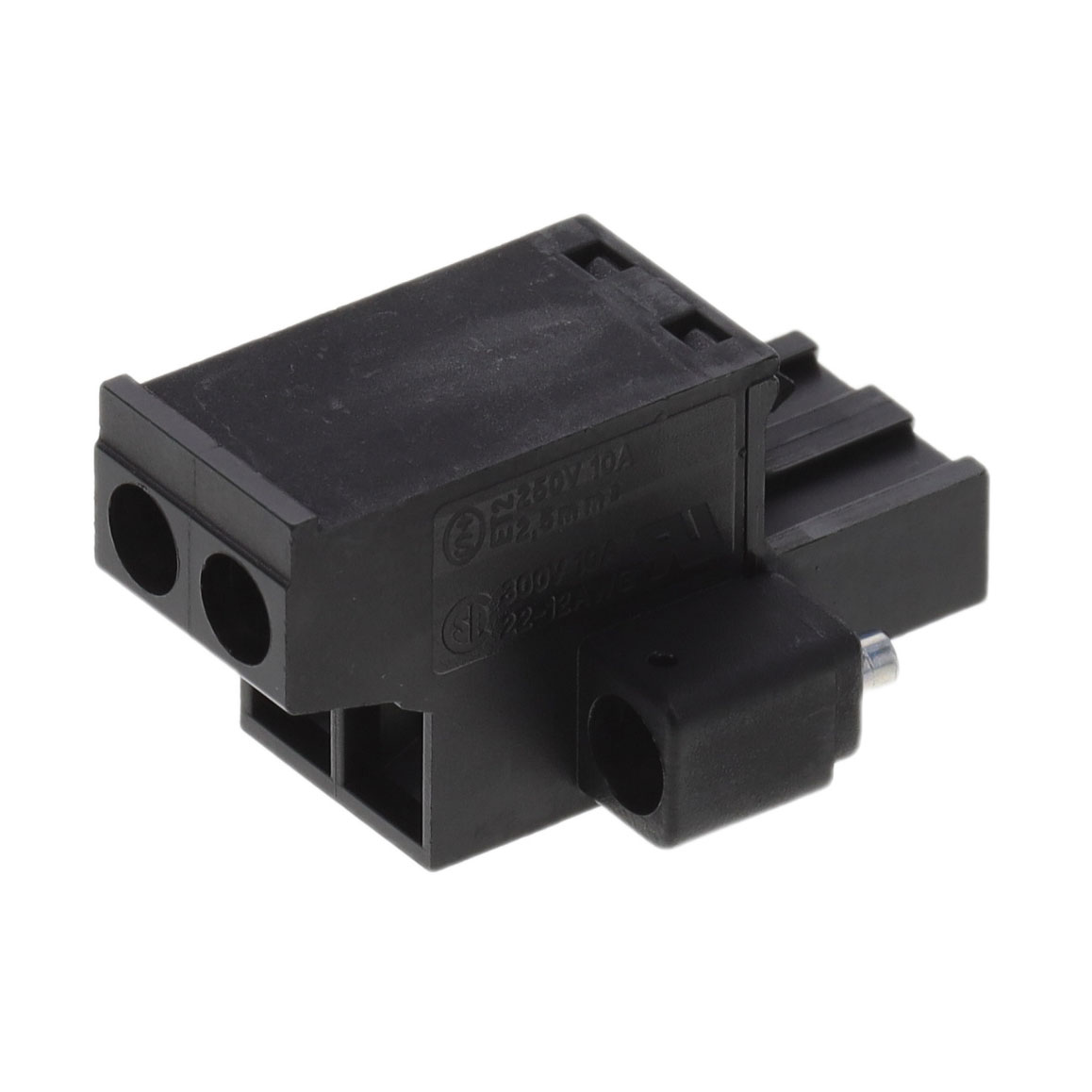 TERM BLOCK PLUG 2POS 5.08MM