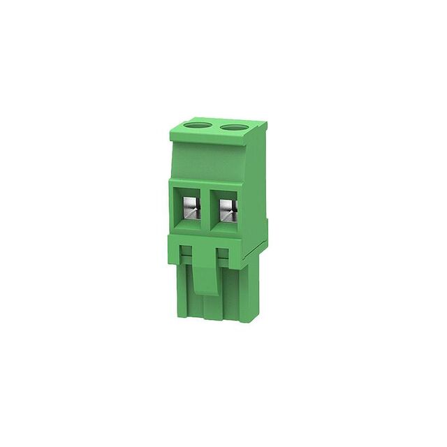 TERM BLOCK PLUG 2POS 5.08MM