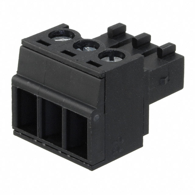 TERM BLOCK PLUG 3POS 3.81MM
