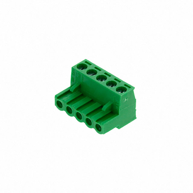 TERM BLOCK PLUG 5POS 5.08MM