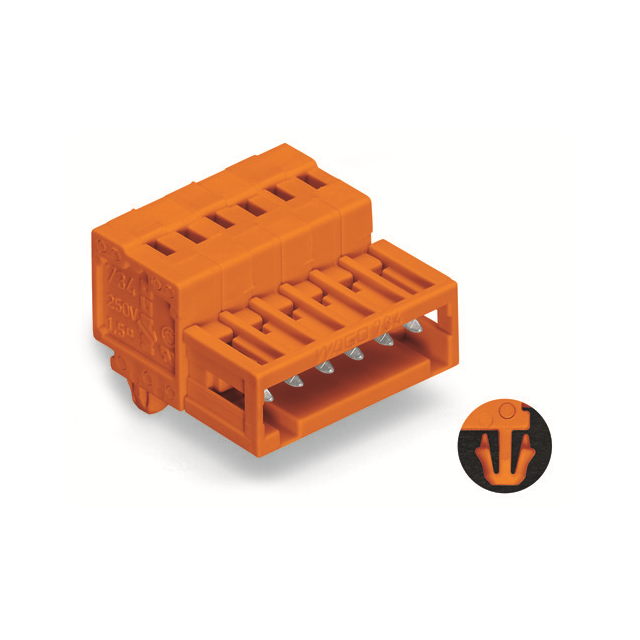 TERM BLOCK PLUG 6POS 3.81MM
