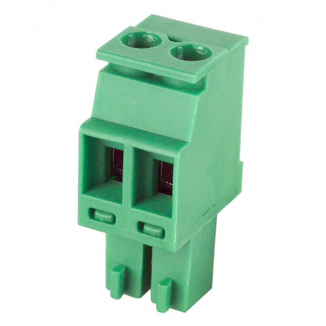 TERM BLOCK PLUG 2POS 3.81MM