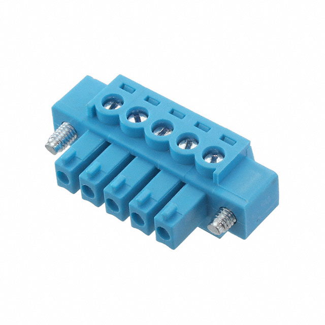 TERM BLOCK PLUG 5POS 3.81MM