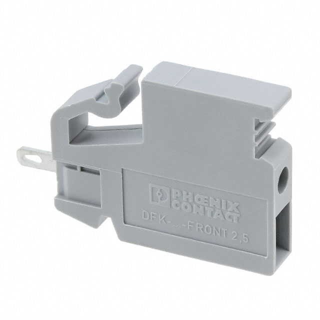 TERM BLK 1POS GRAY