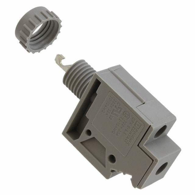 TERM BLK 1POS GRAY
