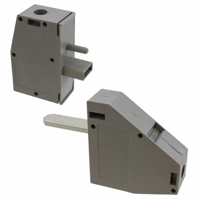 TERM BLK 1POS GRAY