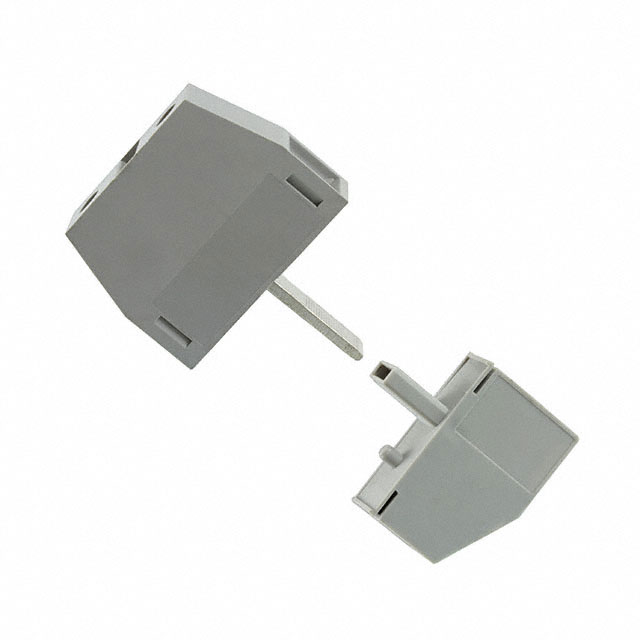 TERM BLK 1POS GRAY