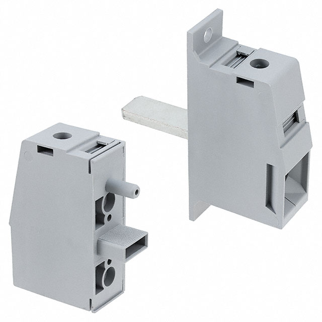 TERM BLK 1POS GRAY