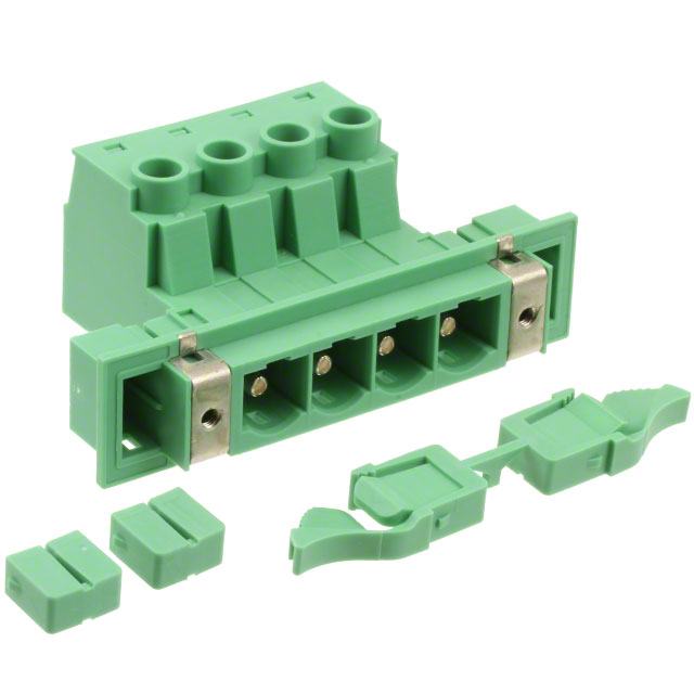 TERM BLK 4POS GREEN