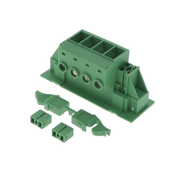 TERM BLK 4POS GREEN