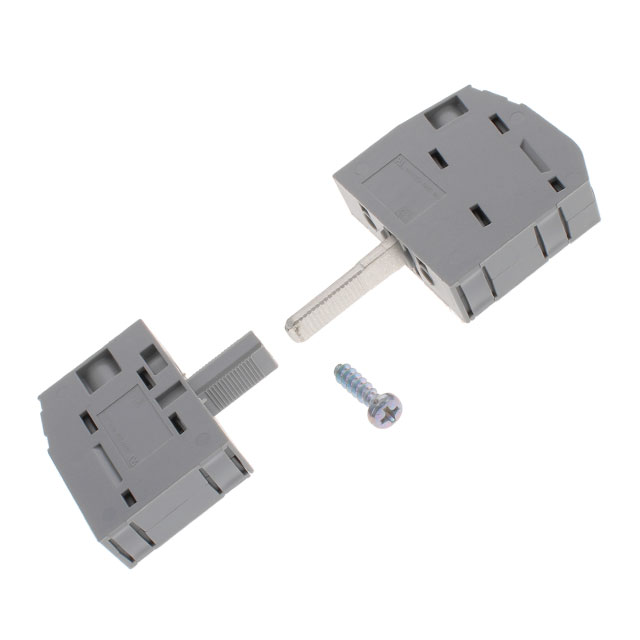 TERM BLK 1POS GRAY