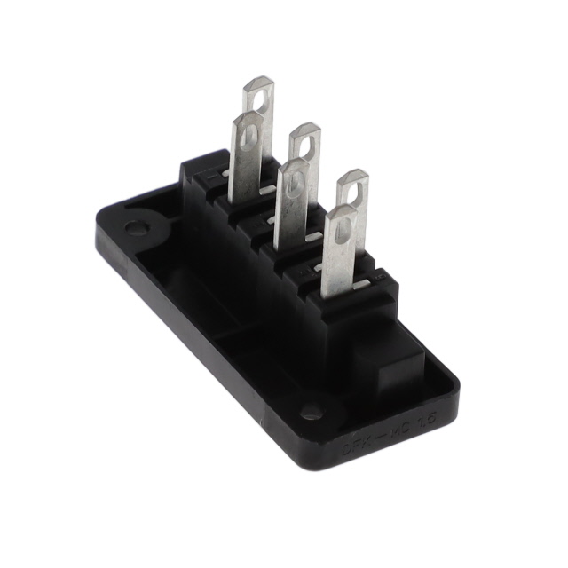 TERM BLK 6POS BLACK