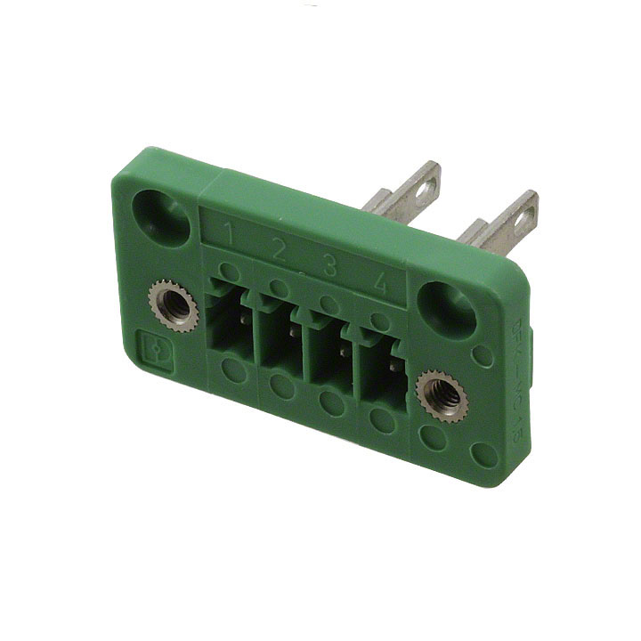 TERM BLK 4POS GREEN