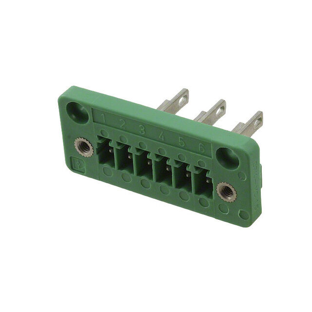 TERM BLK 6POS GREEN