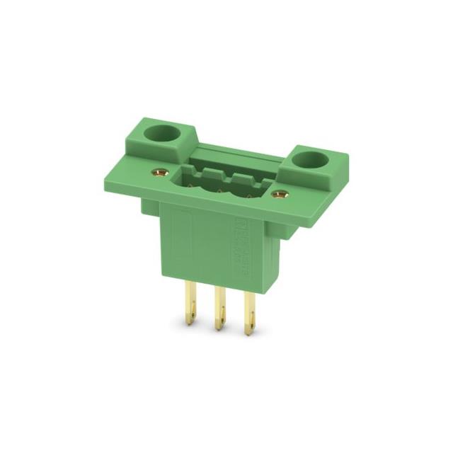 TERM BLK 3POS GREEN