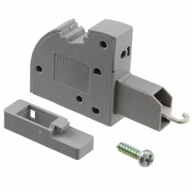 TERM BLK 1POS GRAY