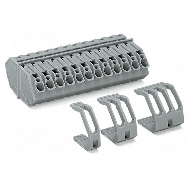 TERM BLK 11POS GRAY