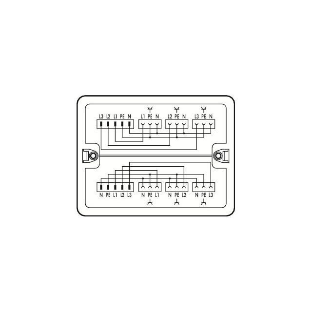 DISTRIBUTION BOX 3-PH. TO SINGLE