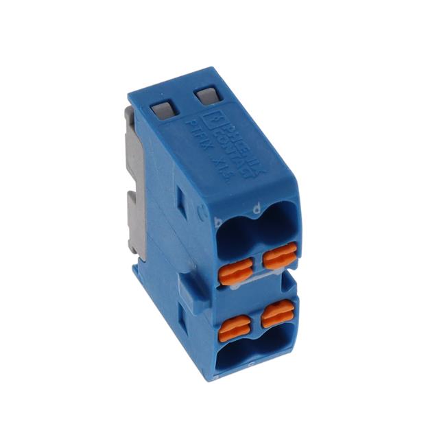 TERM BLK 4POS BLUE