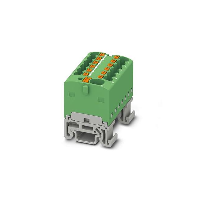 TERM BLK 13POS GREEN
