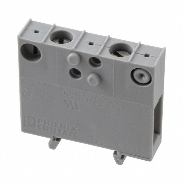 TERM BLK 1POS GRAY