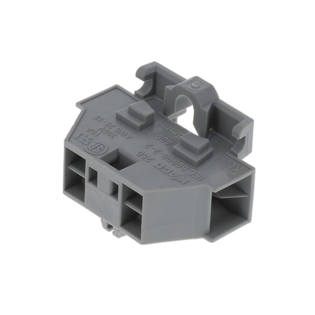 TERM BLK 4POS GRAY