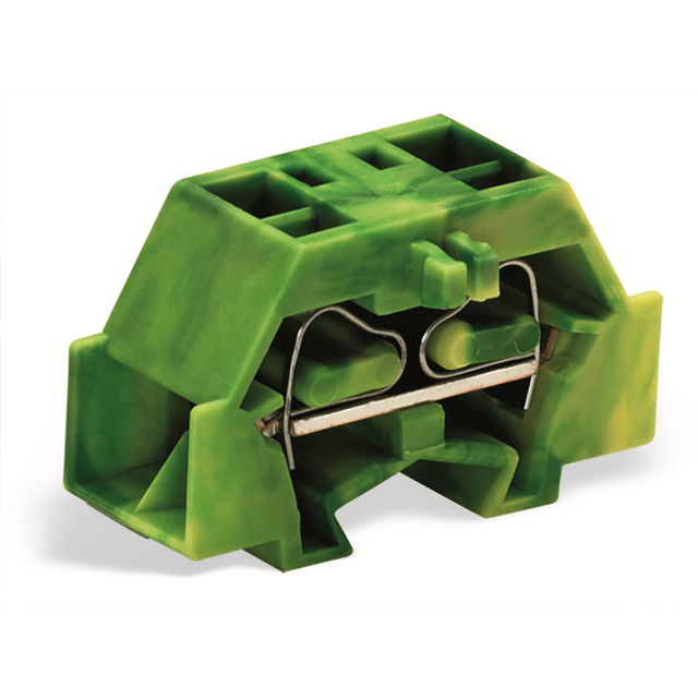 TERM BLK 4POS GREEN/YELLOW