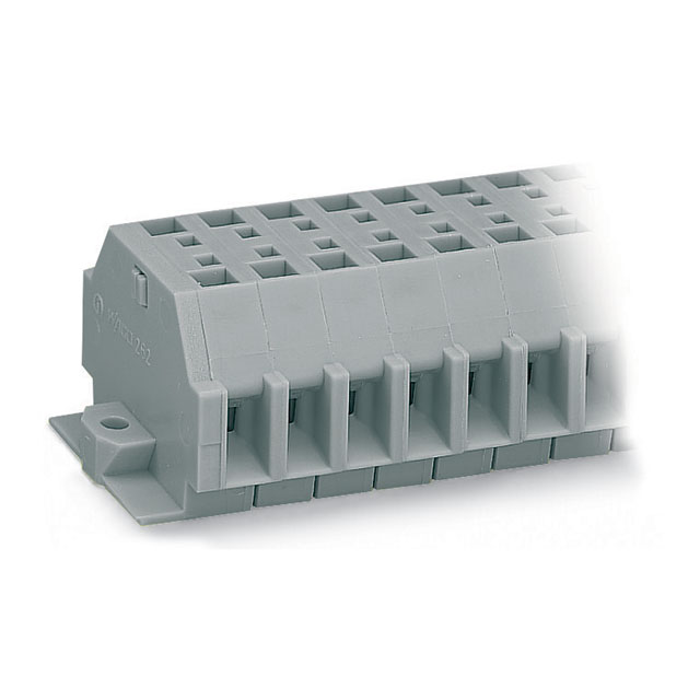 TERM BLK 4POS GRAY