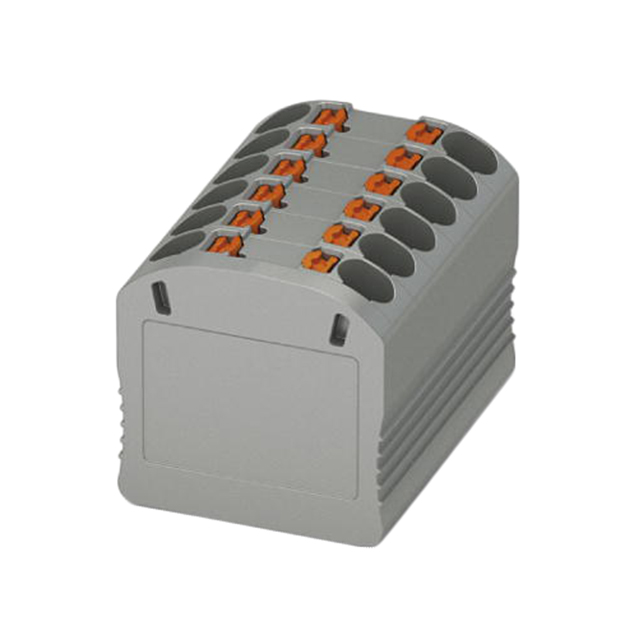TERM BLK 12POS GRAY
