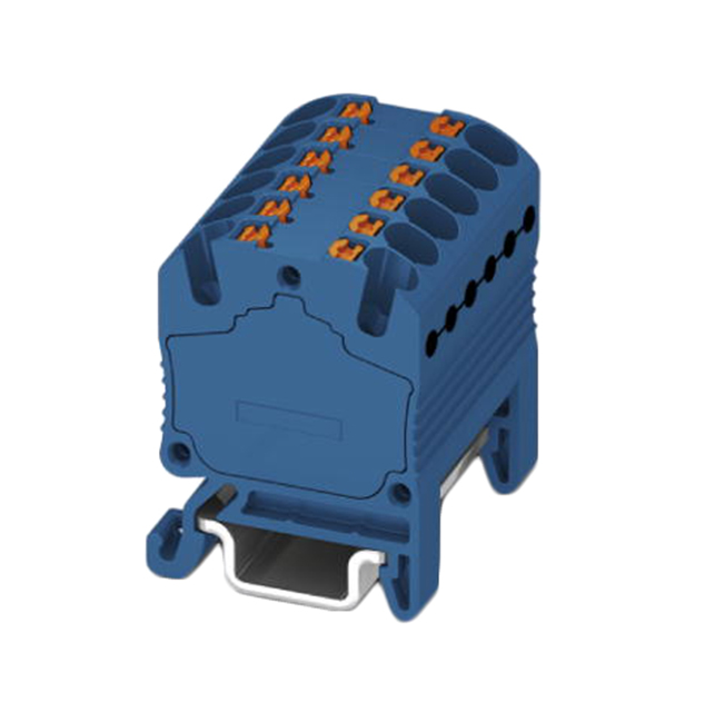 TERM BLK 12POS BLUE