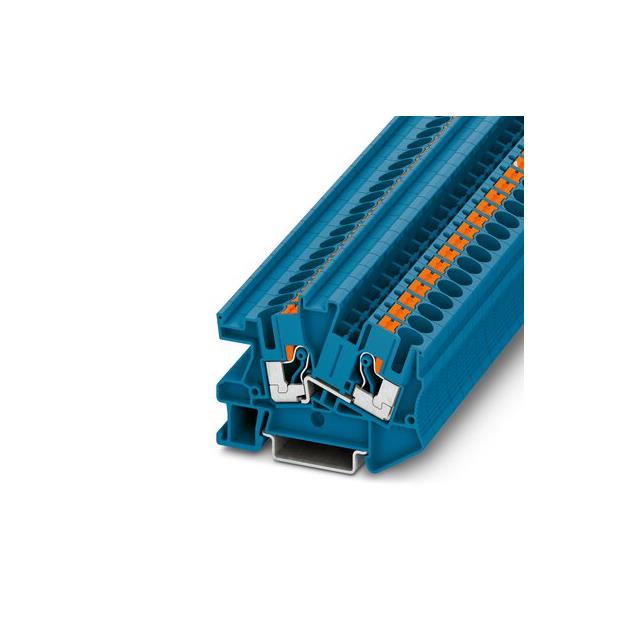 TERM BLK 2POS BLUE